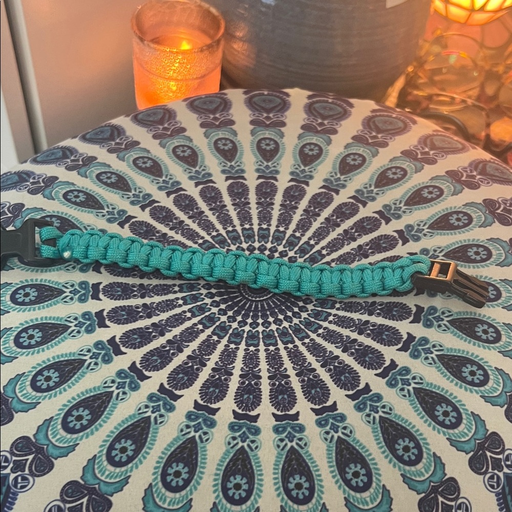 Teal Paracord Bracelet